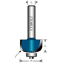 HÅLKÄLSFRÄS R: 4,8MM