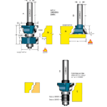 SPRÖJSFRÄSSATS ANTIK COBOLT 390-055