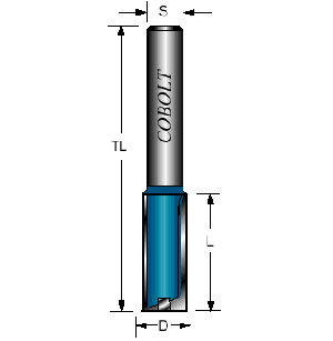 NOTFRÄS 2 MM MASSIV, 2-SKÄR