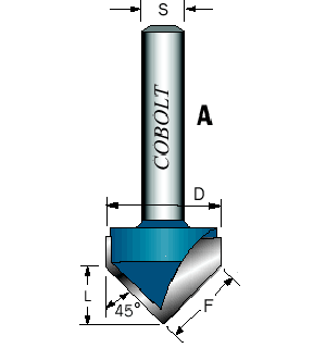 V-SPÅRFRÄS D: 9,5MM