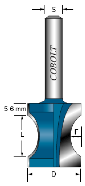 SEGMENTFRÄS L: 32 MM