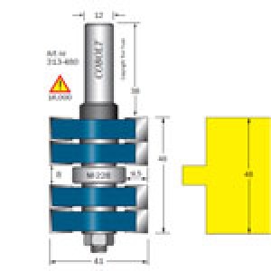 SPONTFRÄS EXTRA STOR KAPACITET COBOLT S=12 L=48 F=9,5